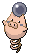 Shiny Spoink in Black & White