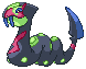 Shiny Seviper in Black & White