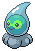 Shiny Castform Rainy in Black & White