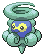 Shiny Castform Snowy in Black & White