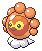 Castform Sunny in Black & White