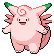 Shiny Clefable in Black & White