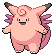 Clefable in Black & White