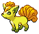 Shiny Vulpix in Black & White