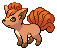 Vulpix in Black & White