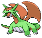 Shiny Salamence in Black & White