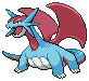 Salamence in Black & White