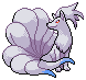 Shiny Ninetales in Black & White
