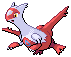 Latias in Black & White