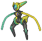 Shiny Deoxys Speed in Black & White