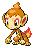 Chimchar in Black & White
