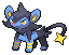 Luxio in Black & White