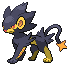 Shiny Luxray in Black & White