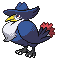 Honchkrow in Black & White