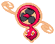 Shiny Rotom Fan in Black & White