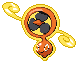 Rotom Fan in Black & White