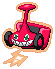 Shiny Rotom Mow in Black & White