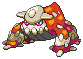 Shiny Heatran in Black & White