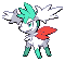 Shiny Shaymin Sky in Black & White