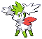 Shaymin Sky in Black & White