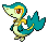 Shiny Snivy in Black & White