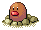Diglett in Black & White