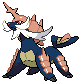 Shiny Samurott in Black & White