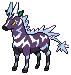 Shiny Zebstrika in Black & White