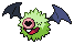 Shiny Woobat in Black & White