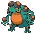 Shiny Seismitoad in Black & White