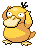 Psyduck in Black & White