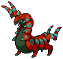 Shiny Scolipede in Black & White