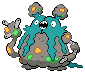Shiny Garbodor in Black & White