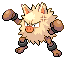 Primeape in Black & White