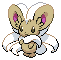 Shiny Cinccino in Black & White