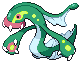 Shiny Eelektross in Black & White