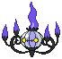 Chandelure in Black & White