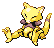 Shiny Abra in Black & White