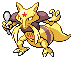Shiny Kadabra in Black & White
