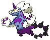 Shiny Thundurus Therian in Black & White