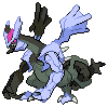 Shiny Black Kyurem in Black & White