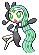 Shiny Meloetta Aria in Black & White