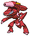 Shiny Genesect in Black & White