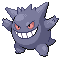 Shiny Gengar in Black & White