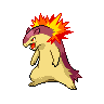 Shiny Typhlosion sprite