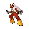 Shiny Blaziken sprite