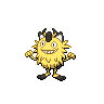 Shiny Meowth Galar sprite