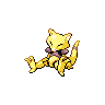 Shiny Abra sprite
