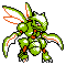 Shiny Scyther in Crystal