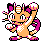 Shiny Meowth in Crystal
